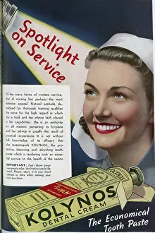 Advertizing: Advert for Kolynos Toothpaste