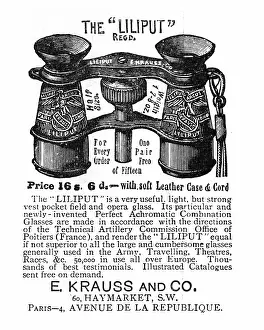Vision: Advertisement for Krauss's opera glasses