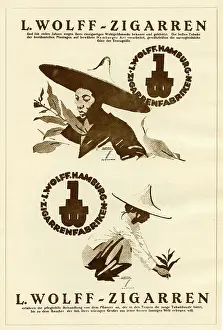 Retrographics Limited (ludwig Hohlwien): An advertisement for L. Wolff cigars