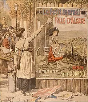 Pasting: ADVERT/LADY BILLPOSTER