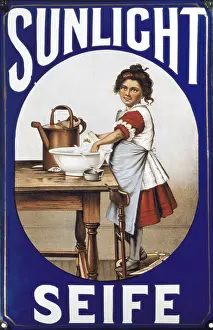 Detergents: advertising, laundry detergents, Sunlicht Seife