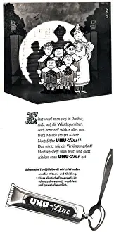 Detergents: advertising, laundry detergents, Uhu Line, advertisement