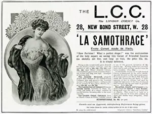 L.c.c: Advert for L.C.C. women's corsets 1904