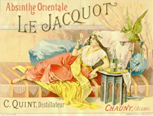 Retrograph: Advertisement for Le Jacquot oriental absinthe