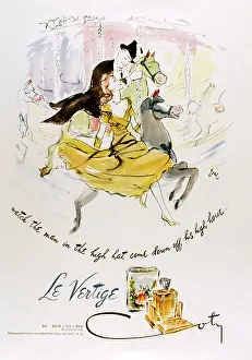 Roundabout: Advertisement for Le Vertige perfume by Coty