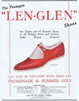 Pentagon: Advert for Len-glen shoes, 1927