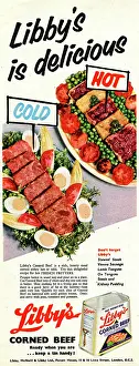 Peas: Advertisement, Libby's Corned Beef