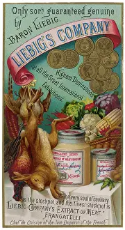 Liebigs: ADVERT/LIEBIG BEEF CARD