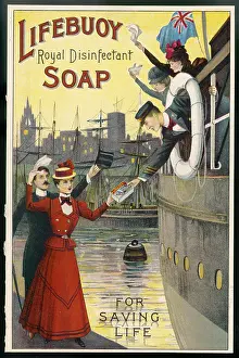 Lifebuoy: Advert for Lifebuoy soap 1890s