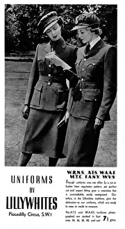 Lillywhites: Advert for Lillywhites Uniforms 1940
