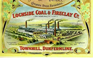 Dunfermline: Advert, Lochside Coal & Fireclay Co, Townhill, Dunfermline