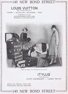 Vuitton: Advert for Louis Vuitton travelling accessories and trunks