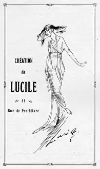 Lucile: Advert for Lucile, 1919, Paris