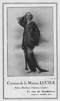 Lucile: Advert for Lucile, 1920, Paris