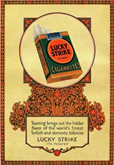 Tess Hines: Advert for Lucky Strike cigarettes
