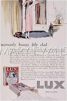Womanly: ADVERT/LUX SOAP FLAKES