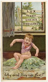 Woollens: Advert for Lux Washing Soap 1890