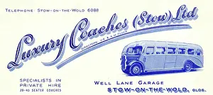 Glos: Advert, Luxury Coaches (Stow) Ltd