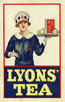 Catering: Advert, Lyons Tea House, waitress known as a Nippy