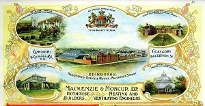 Heating: Advert, Mackenzie & Moncur Ltd, Engineers, Edinburgh