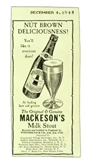 Retrograph: Advertisement for Mackeson's Milk Stout