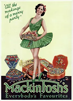 Toffee: Advert for Mackintosh's toffee 1933