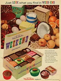 Sweets: Advert, Mackintosh's Week-End Chocolate Assortment