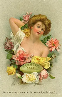 Neckline: Advertising magazine insert, Plantol Soap