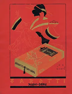 Jong: Advert for Mah Jong (1925)