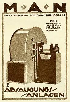 Retrographics Limited (ludwig Hohlwien): An advertisement for MAN aspabsaugungs systems
