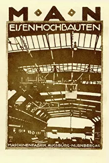 Retrographics Limited (ludwig Hohlwien): An advertisement for MAN iron buildings