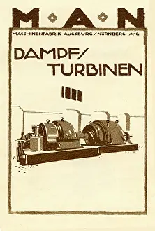 Retrographics Limited (ludwig Hohlwien): An advertisement for MAN steam turbines