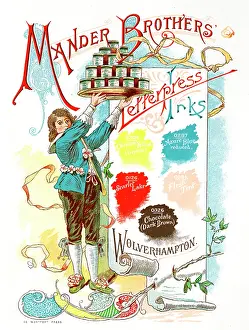 Printer: Advert, Mander Brothers, Wolverhampton, Letterpress Inks