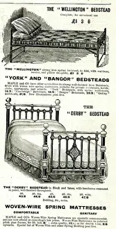 Wellington: Advert, Maple and Co, beds