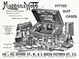 Bottles: Advert for Mappin & Webb dressing case 1901