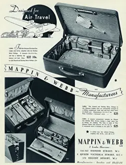 Mappin: Advert for Mappin & Webb dressing case 1935