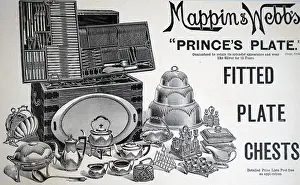 Princes: Advertisement for Mappin & Webb Princes plate