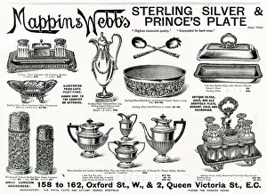 Dredgers: Advert for Mappin & Webb Sterling Silver items 1895