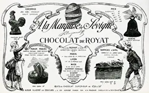 Mould: Advert for Marquise de Sevigne 1910