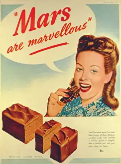 Nail: Advertisement for Mars chocolate bar