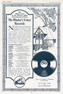 Advert for His Master's Voice 1915