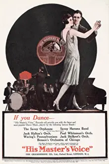 Vinyl: Advert for His Master's Voice - Vinyl Records 1926