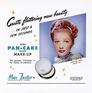 Factor: Advert for Max Factor 1946