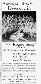 Factors: Advert for Max Factor's makeup featuring the Albertina