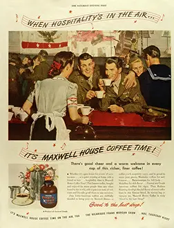 Socialising: Advertisement for Maxwell House coffee