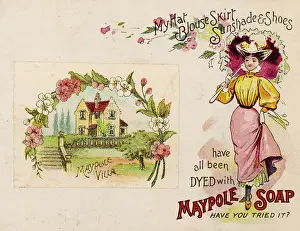 Maypole: ADVERT/MAYPOLE DYES 1890