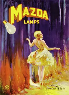 Institution Of Mechanical Engineers: Advertisement for Mazda Lamps