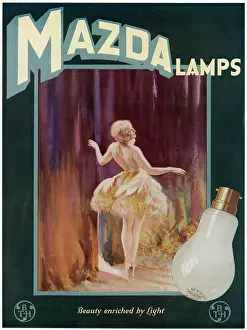 Mazda: Advert for Mazda light bulbs 1929