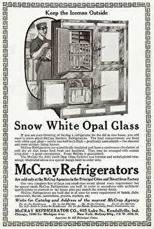 Brine: Advert for McCray Refrigerators 1916