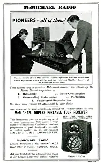 Everest: Advert, McMichael Radio